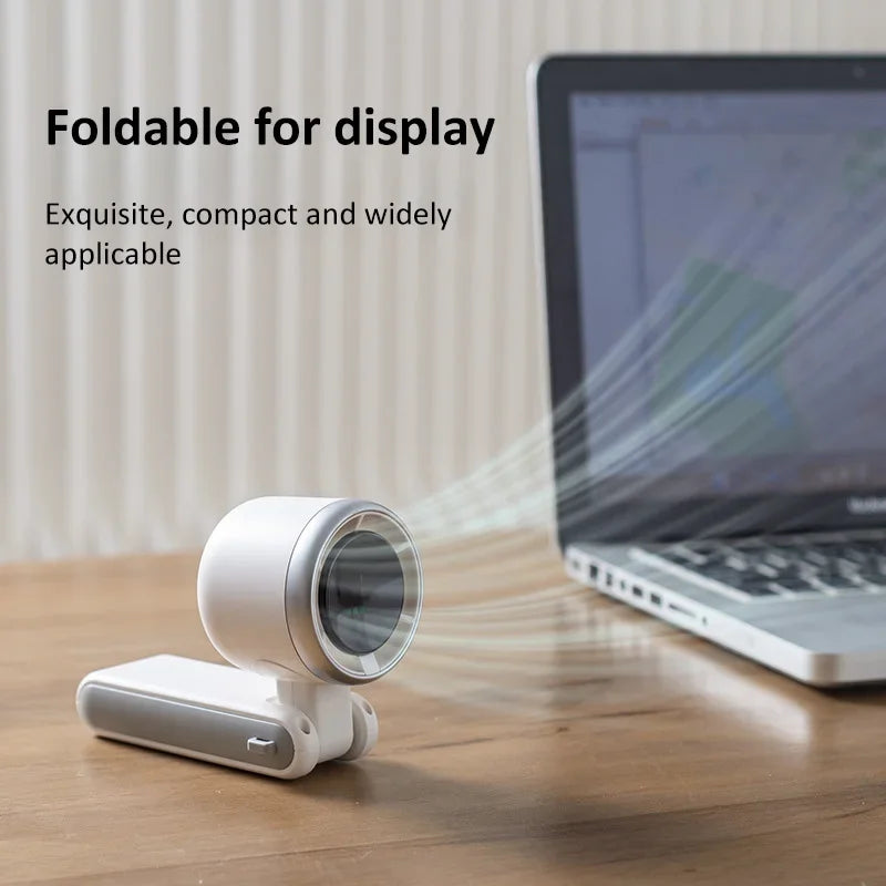 2025 New Hanging Neck Outdoor 180 Degree Folding Desktop Mini Fan Hand-held Folding High-speed Powerful Turbo Fan ADreamFuture