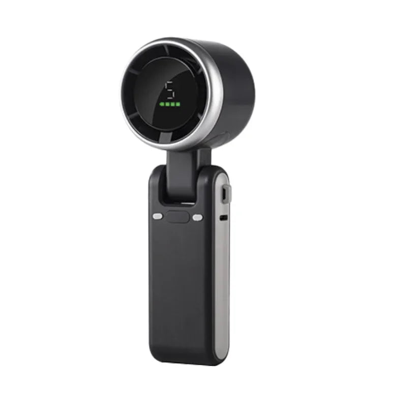 2025 New Hanging Neck Outdoor 180 Degree Folding Desktop Mini Fan Hand-held Folding High-speed Powerful Turbo Fan ADreamFuture
