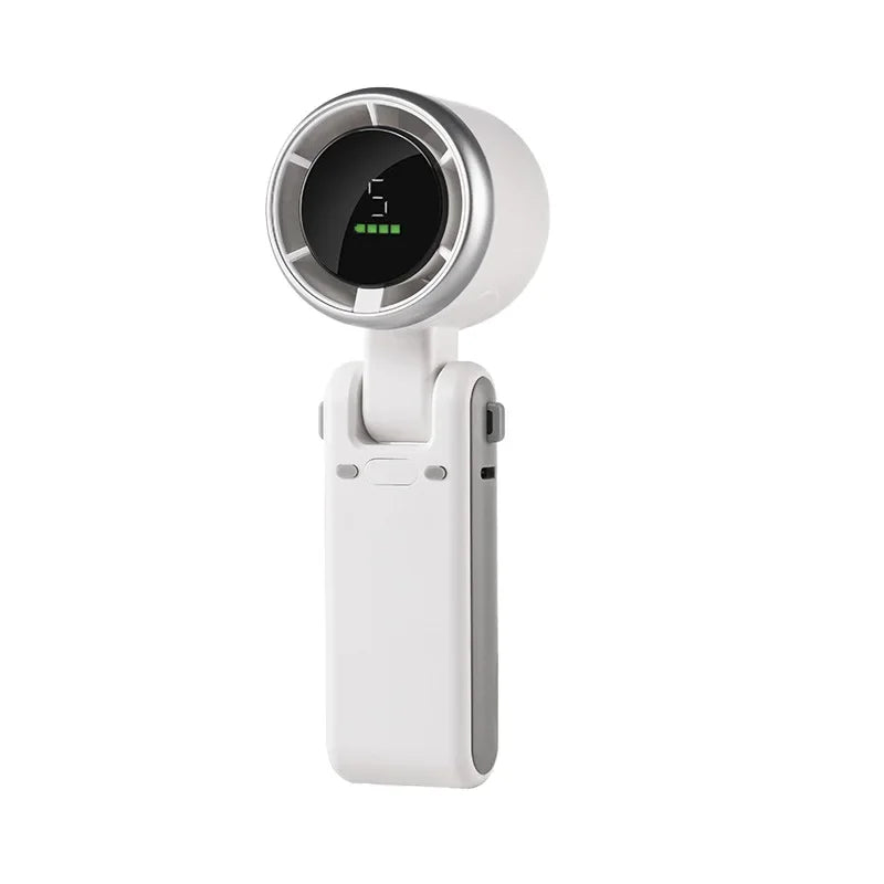 2025 New Hanging Neck Outdoor 180 Degree Folding Desktop Mini Fan Hand-held Folding High-speed Powerful Turbo Fan ADreamFuture